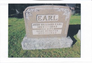 Hilliard Earl Irene Herbison tombstone union cemetery rockfield Ontario